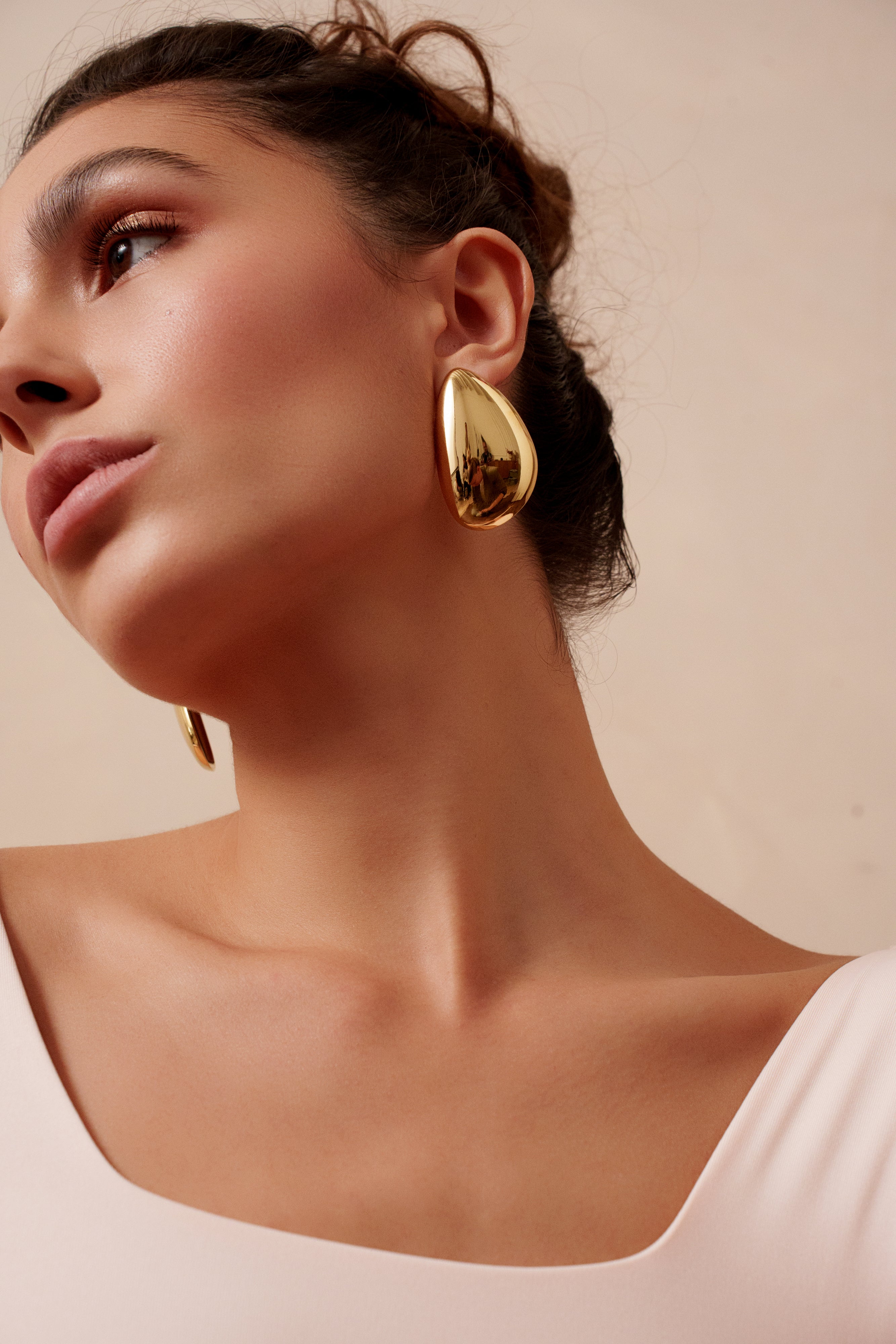 Boucles d'oreilles ONA doré