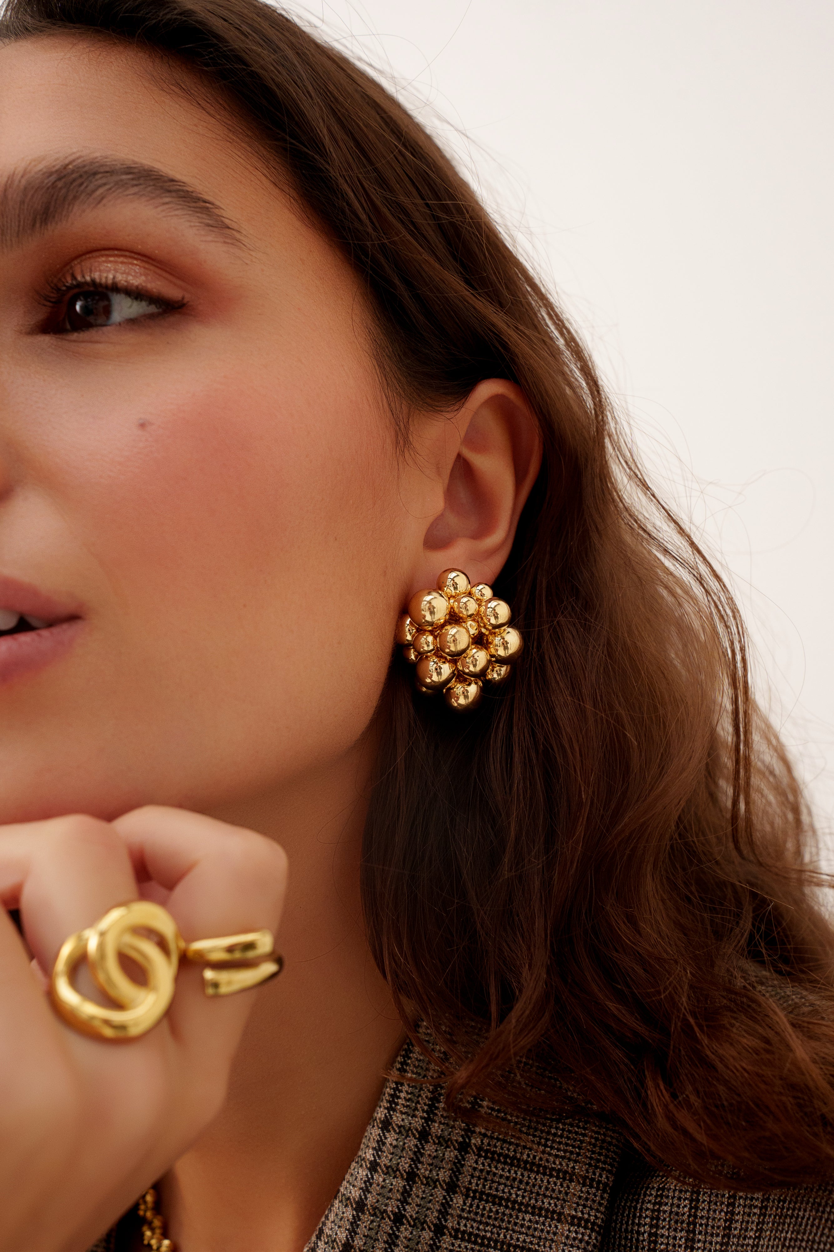 Boucles d'oreilles WEISS doré